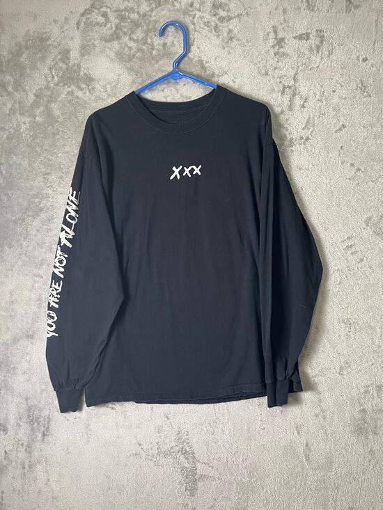 XXXTentacion Other - XXXTentacion You Are Not Alone Long Sleeve Graphic T Shirt Black Size Large